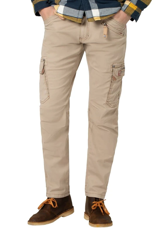 Timezone Men's Regular Rogertz Trousers, Chino Beige, 36 W/34 L