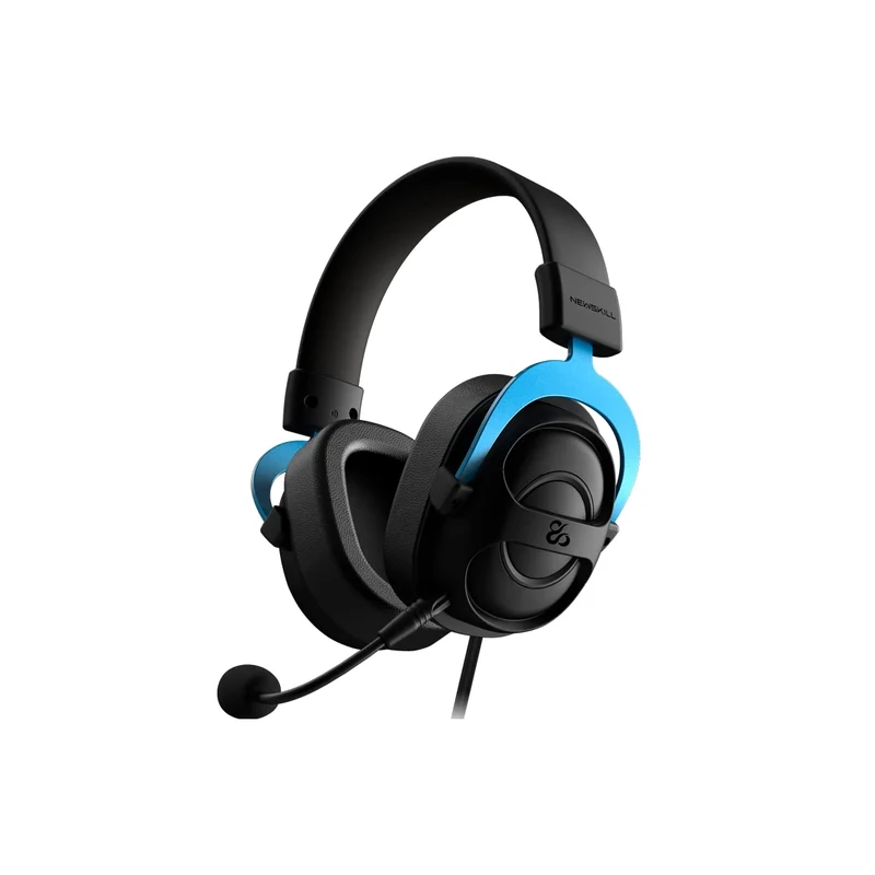 NEWSKILL Sylvanus Pro Wired Gaming Headphones, Removable Microphone, 7.1 Surround Sound, 3.5 mm Jack Cable, USB, Adjustable Headband, Compatible with PC/PS4/PS5/Mac/XBOX/Android, Black
