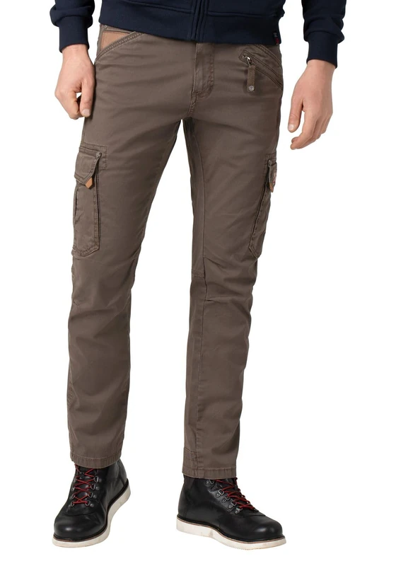 Timezone Men's Regular Rogertz Casual Trousers, Earth Grey, 34 W/32 L
