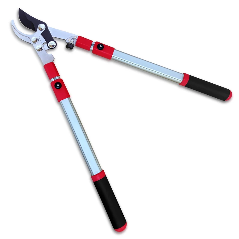 TABOR Tools GG21A Extendable Bypass Lopper with Compound Action, 27-40 Inch Telescopic Tree Trimmer, Long Handled Branch Cutter with ⌀ 1 1/2 Inch Cut Capacity, Makes Clean Neat Cuts.