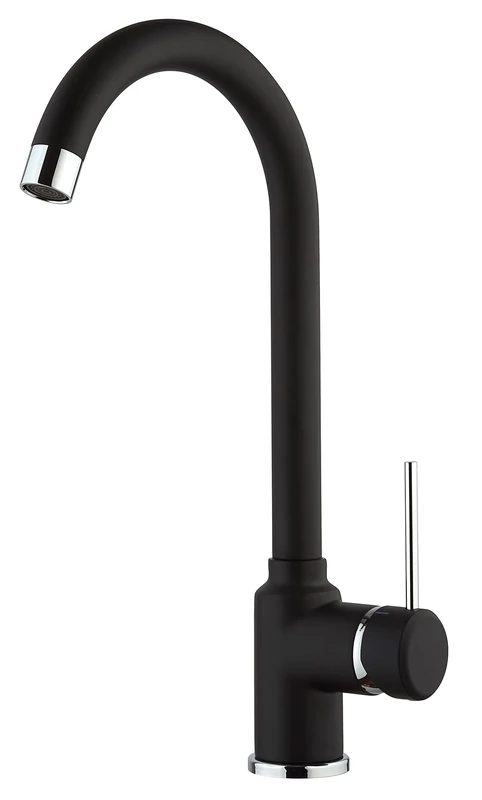 Kitchen Faucet AM10022NR - Single Lever, Single Hole - Matte Black