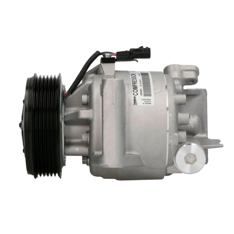 Valeo Compressor, Air Conditioning, Prefilled with Oil, 699495