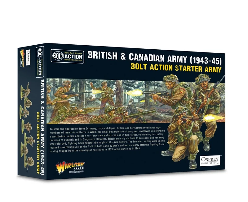 Warlord Games British & Canadian Army (1943-45) Starter Army for Bolt Action