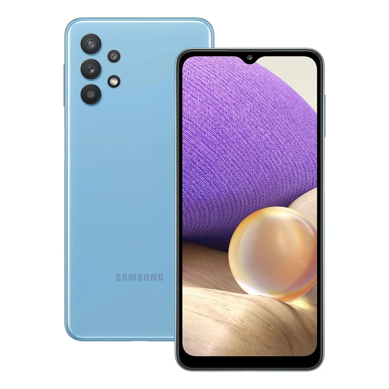Samsung Galaxy A32, 5G SIM Free Android Smartphone - Awesome Blue (UK Version) (Renewed)