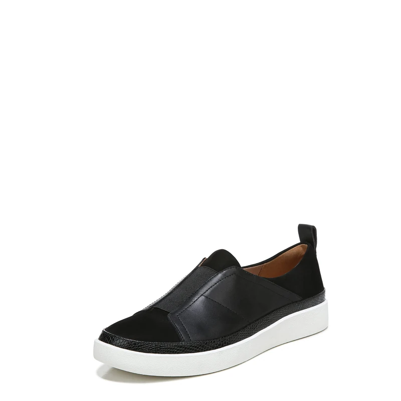 Vionic Women's Loafers & Moccasins - Zinah, Black Leather, UK 4.5, Medium Fit