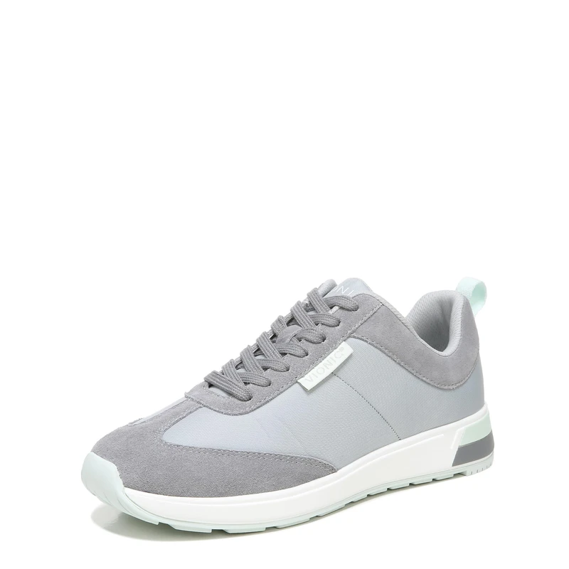 Vionic Curran Breilyn Trainers Women Lace up Soft House Shoes That Includes Three-Zone Comfort for Heel Pain and Plantar Fasciitis with Orthotic Insole Arch Support Medium Fit Vapor UK 4.5