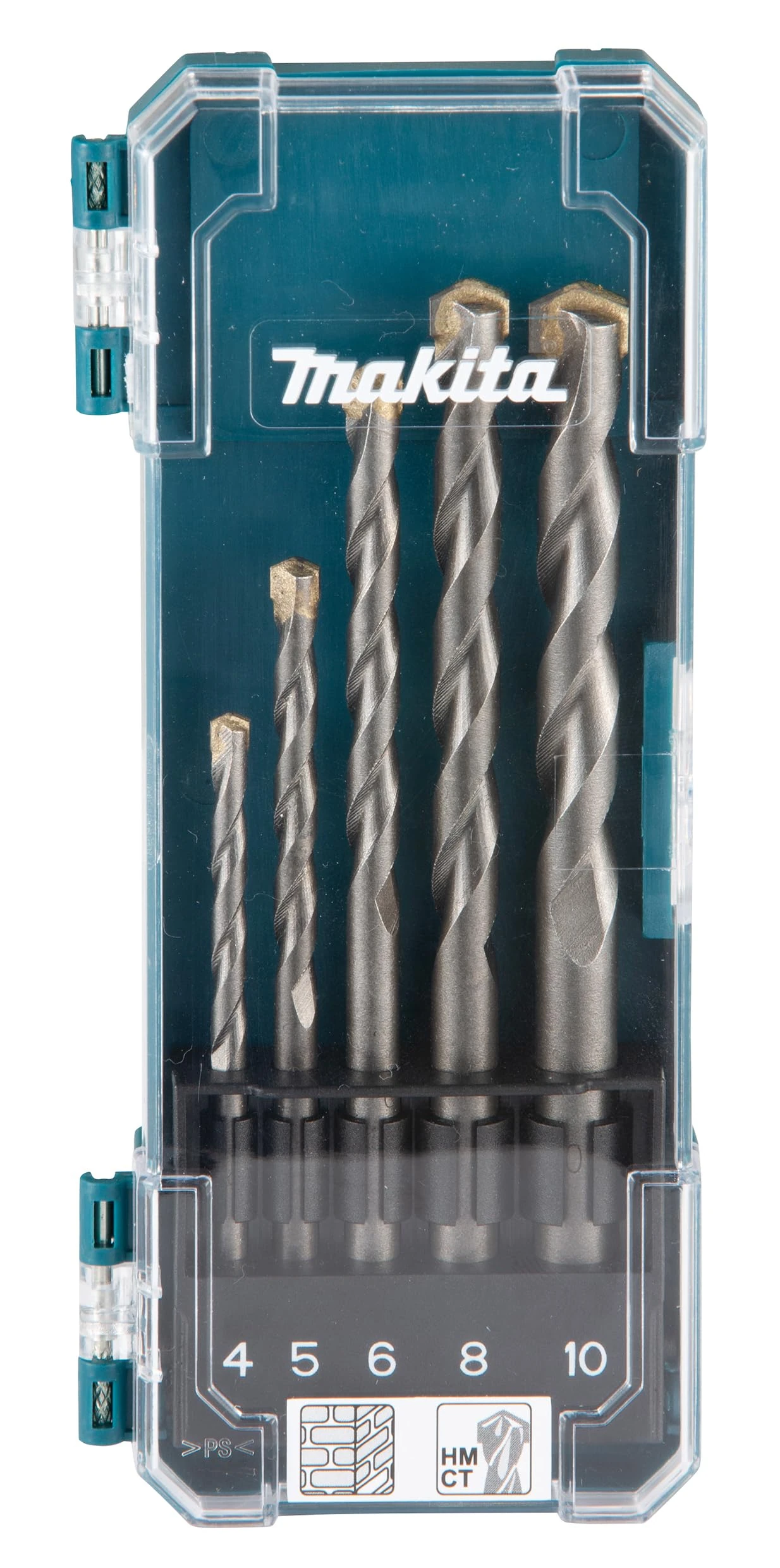 Makita D-72877 TCT Drill Bit Set 5 Piece Straight