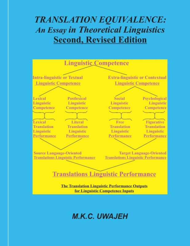 TRANSLATION EQUIVALENCE:: An Essay in Theoretical Linguistics Second, Revised Edition (LINGUISTIC INQUIRY) - Image 1