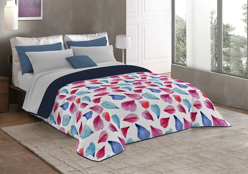 Italian Bed Linen MB HOME ITALY “Fantasy” Winter quilt, Petali, 260x260 cm