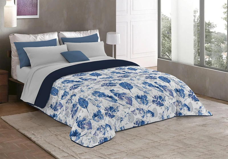 Italian Bed Linen MB HOME ITALY “Fantasy” Winter quilt, Foglie, 170x260 cm