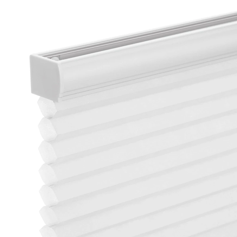 Changshade Cordless Cellular Shades,Honeycomb Shades for Windows,Pull Down Pleated Blinds,Easy to Install for Indoor Windows and French Doors,White,35" w x 72" h