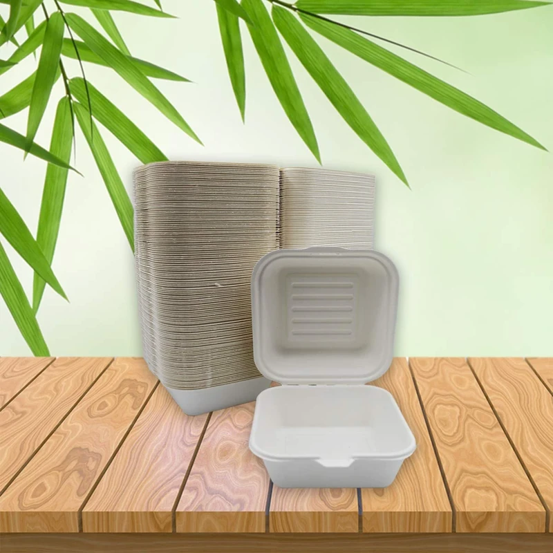 Be Tasty Burger Box Undivided Sugar Cane 450 ml Pack of 125