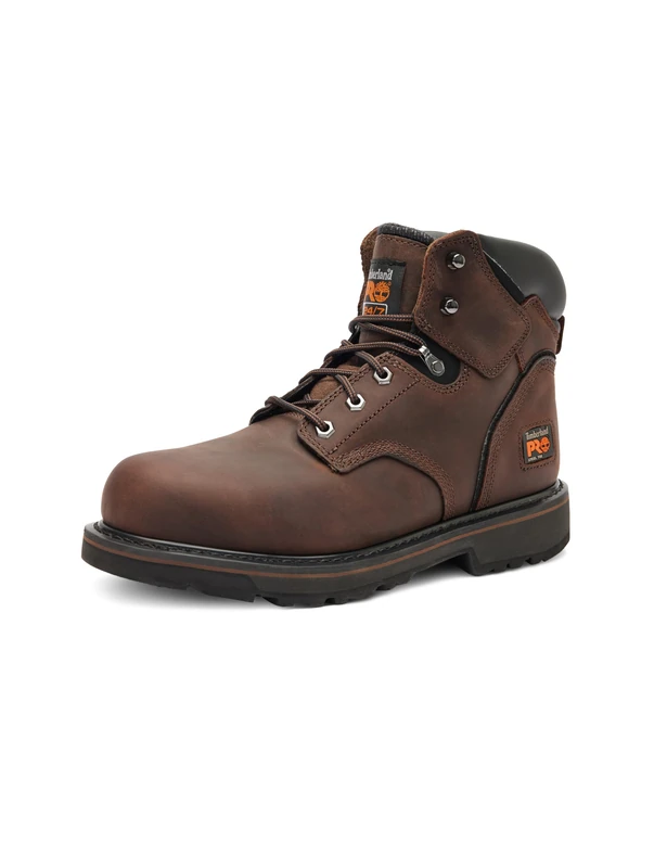 Timberland Pro Men Pit Boss Inch Steel Safety Toe Industrial Work Shoe BROWN 47.5