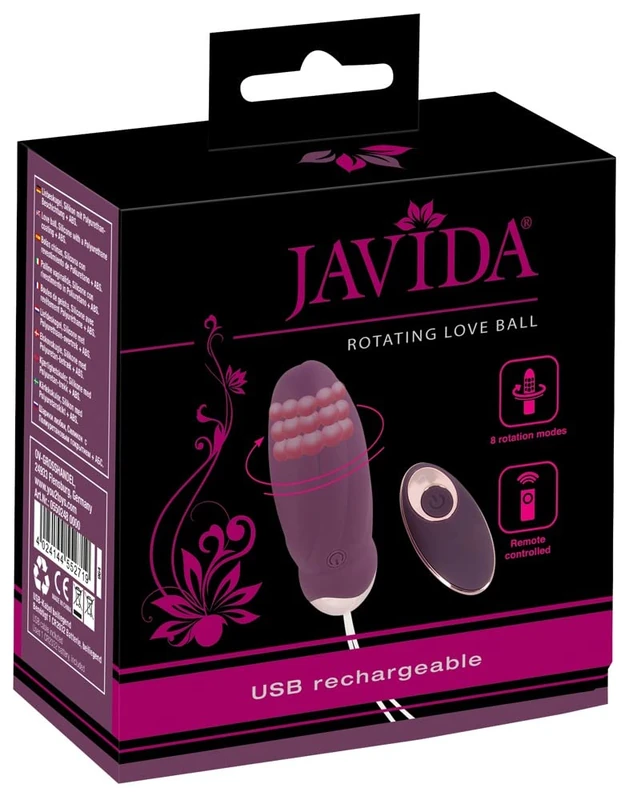 Javida RC Vibrating Egg Purple One Size