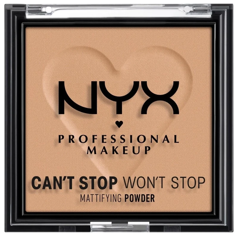 NYX Professional Makeup Can't Stop Won't Stop Mattifying Powder, Matte Finish, Tan