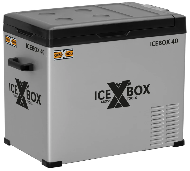 Cross TOOLS ICEBOX 40 Electric Compressor Cool Box & Freezer Box, Cools & Freezes to -20°, Ideal for Cars, Campers & Boats, 65 x 37.5 x 42.7 cm