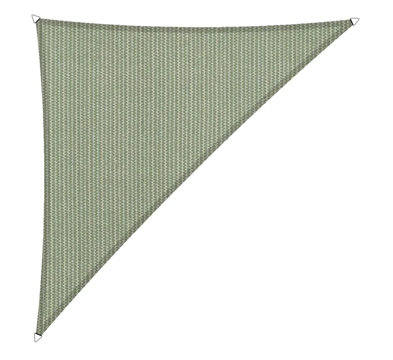 Shadow Comfort Shade Sail Sunshade Water Permeable HDPE Garden Awning for Outdoor Garden Terrace UV Block - Triangle 3x3x4.2m - Moonstone Green