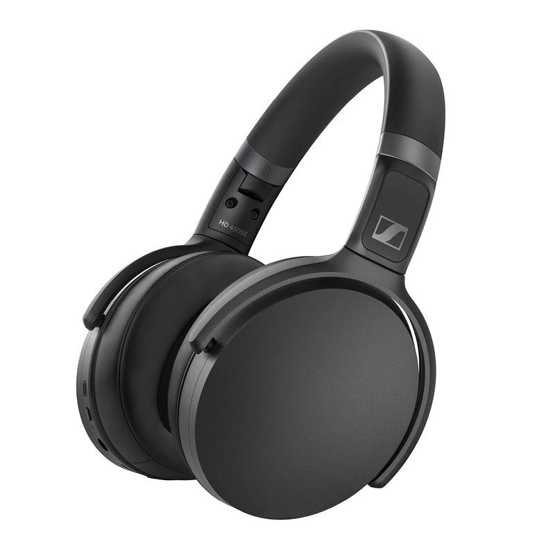 Sennheiser HD 450SE Wireless Headphones with Voice Assistant Integration, Bluetooth 5.0 and Active Noise Cancelling [Amazon Exclusive], Black