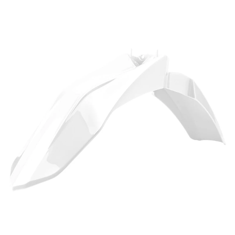 POLISPORT 8684700005 - OEM Replica Front Mud Guards Made of High Gloss Durable and Strong Plastic Fits GAS GAS Motorcycles in White - Image 1