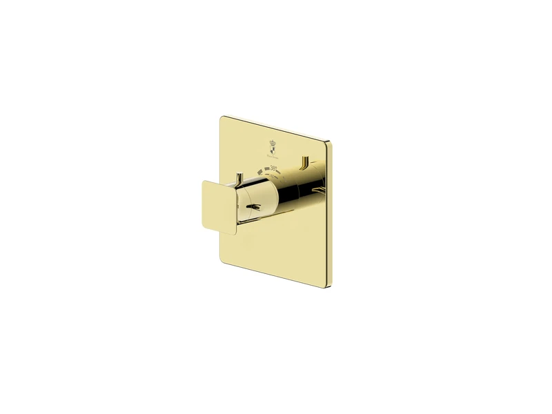 Royal Bath Collection Urban Loft Shower Thermostat - Gold