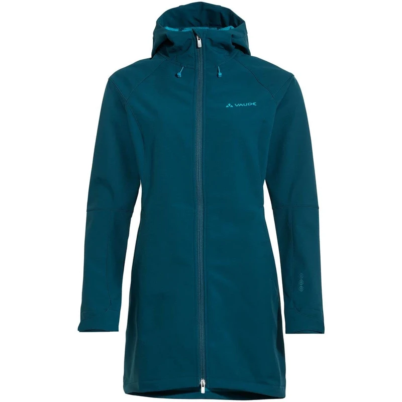 VAUDE Women's Women's Skomer Softshell Coat Jacket, Blue Sapphire, 46 UK