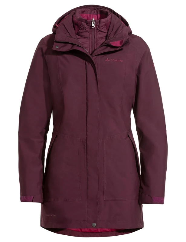 VAUDE Women's Idris 3-in-1 Parka Iii Double Jacket