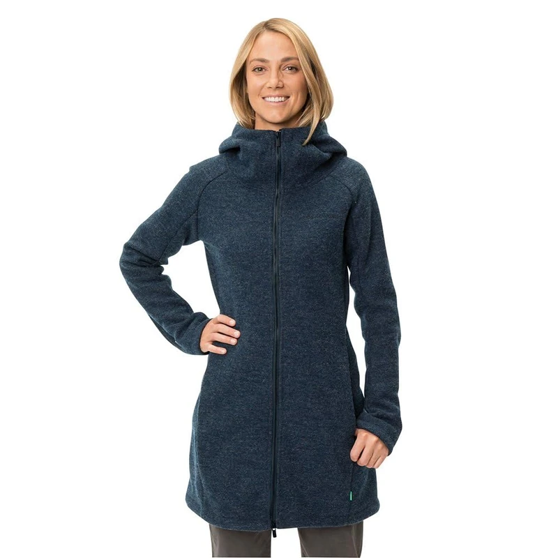 VAUDE Women's Tinshan Coat Iii Jacket, Dark Sea, 36 UK