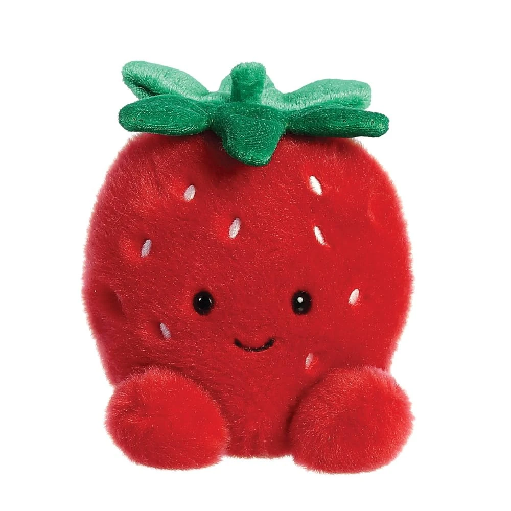 Aurora, 33573, Palm Pals Juicy Strawberry 5In, Soft Toy, Red