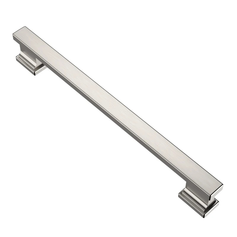 Alzassbg Brushed Satin Nickel Cabinet Pulls and Handles 10 Pack, AL3061SN