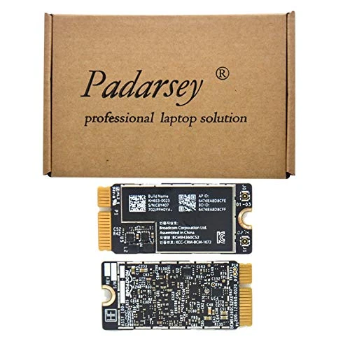 Pardarsey Replacement WiFi Bluetooth Airport Wireless Card BCM94360CS2 Compatible for MacBook Air 13" A1466 (2013, 2014, 2015, 2017) (661-7465, 661-7481, 653-0023) 11" A1465 (2013, 2014, 2015)
