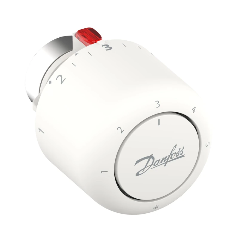 Danfoss Aero Ravl, Thermostatic Radiator Valve With Gas-Filled Thermostatic Bellow And Buil-In-Sensor, White