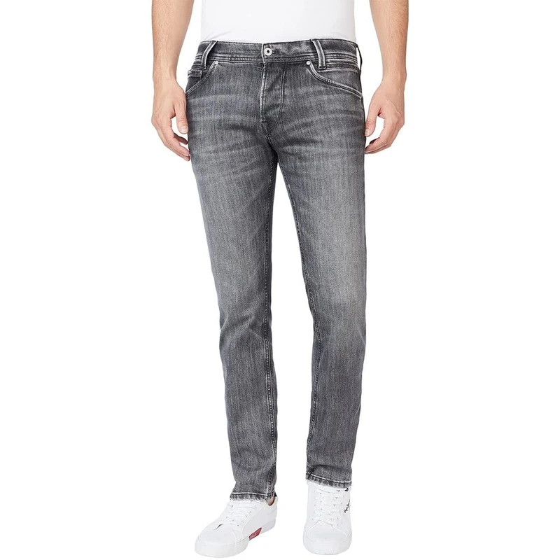 Pepe Jeans Stanley Men's Skinny Jeans, Grey (Denim-vz6), 31W x 34L - Image 1