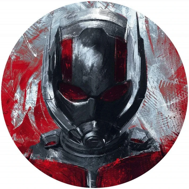 Komar Marvel DD1-049 Dot Round Self-Adhesive Fleece Photo Wallpaper Avengers Painting Ant-Man Diameter 125 cm Children's Room Wall Sticker