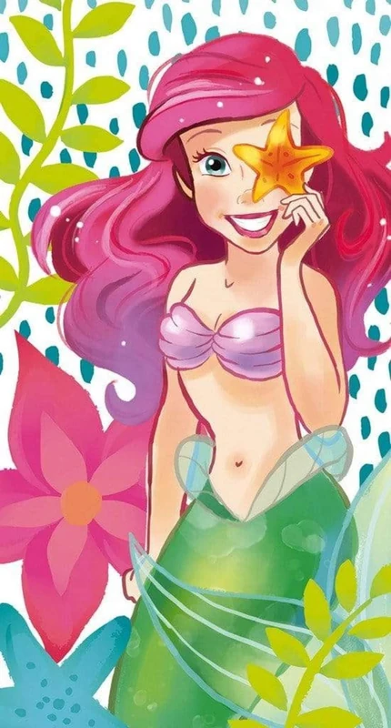Komar Disney Ariel Seastar IADX3-008 Non-Woven Photo Wallpaper 150 x 280 cm (Width x Height)