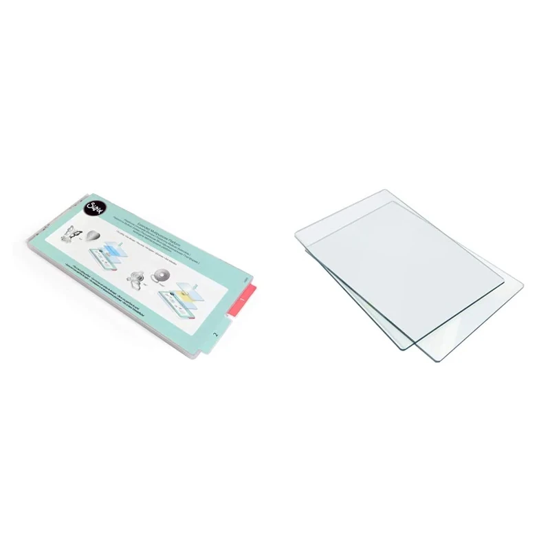 Sizzix Extended Multi-Purpose Platform Accessory & Sizzix Cutting Pads 655093, Standard, 1 Pair, One Size, 22.5 x 15.5 x 0.7 cm