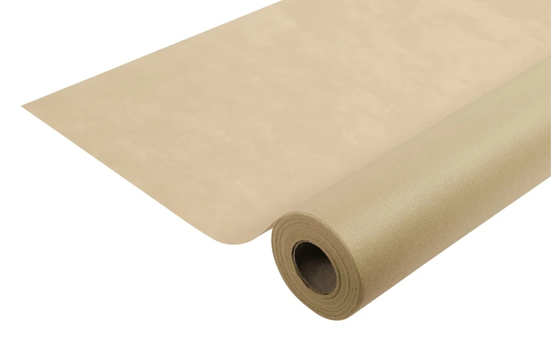 Disposable spun bound non-woven tablecloth - Roll 6 M long X 1.20 M wide - Tear-proof, water-repellent and wipe able material - string