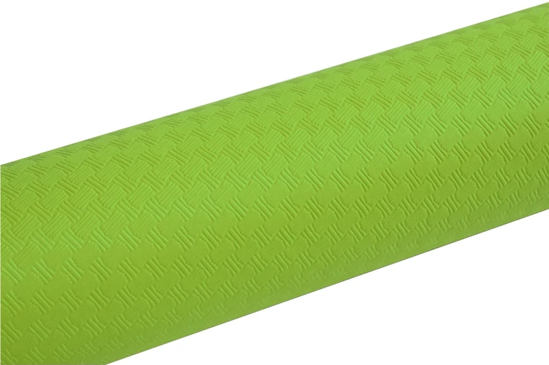 Disposable embossed paper tablecloth - Unique, aesthetic and deep embossing - Roll 6 M long and 1.18 M wide - Made in France - Kiwi, pack of 16
