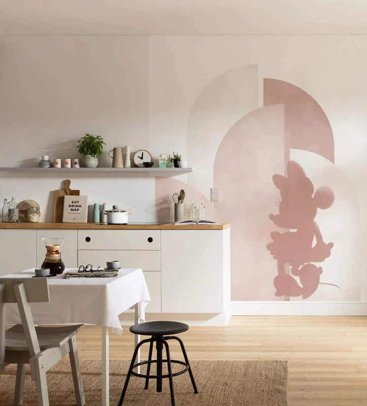 Komar Disney IADX5-050 Non-Woven Photo Wallpaper Minnie Creative Aesthetic Size 250 x 280 cm (W x H)