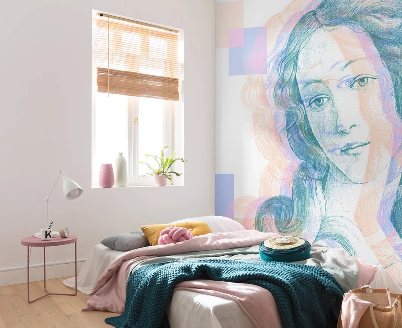 Komar Venus IAX6-0040 Non-Woven Photo Wallpaper Size: 300 x 280 cm (Width x Height) for Girls, Women, Children's Room - Image 1