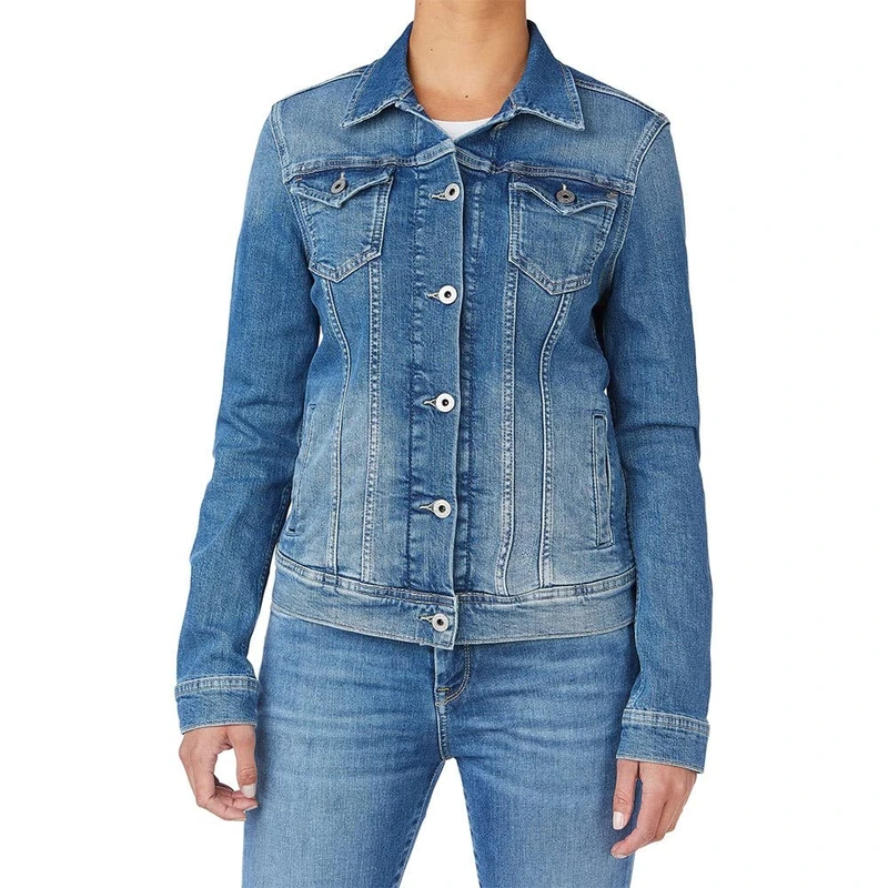 Pepe Jeans Women's Thrift Jacket, 000DENIM, XS