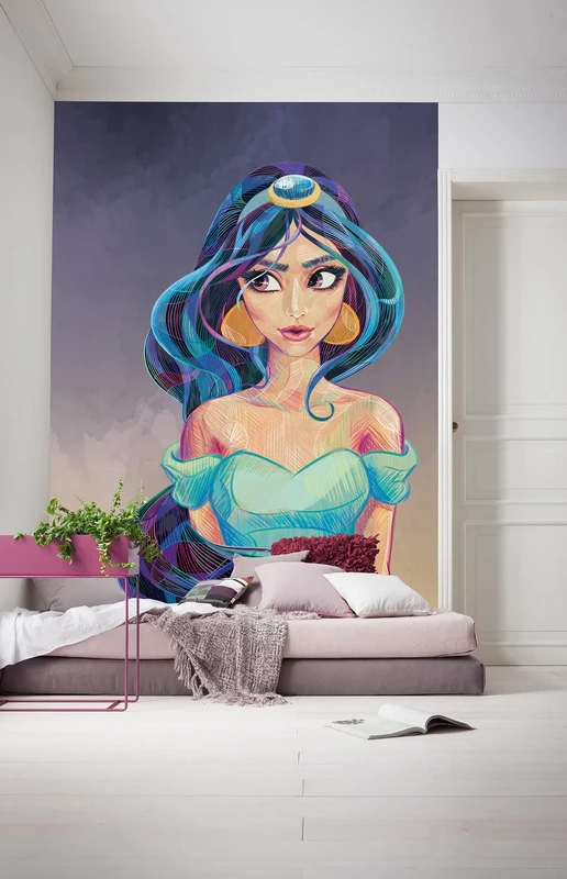 Komar Disney IADX4-056 Non-Woven Photo Wallpaper Fascinating Jasmine Design 200 x 280 cm (W x H)