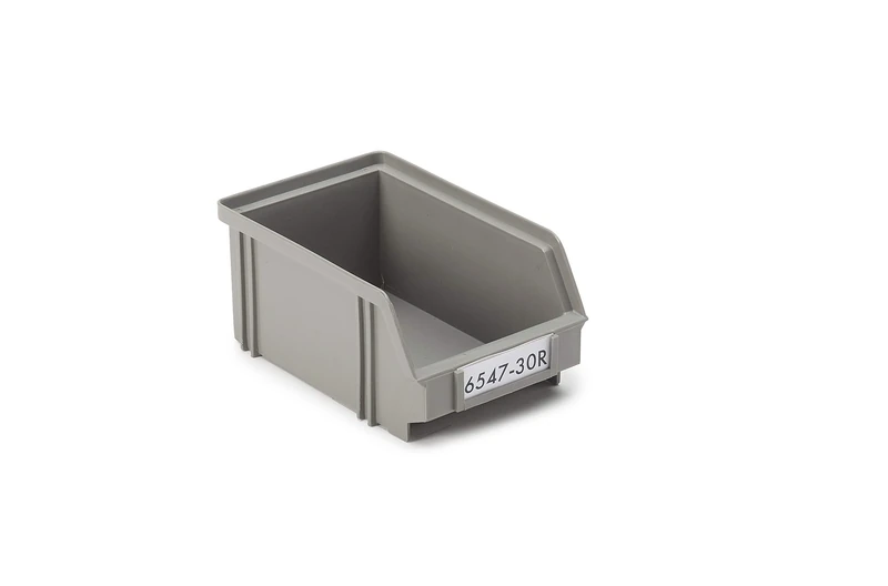 Kennoset Storage Box 6547-30R, W x D x H 103 x 160 x 73 mm, Made From Recycled Polypropylene, Grey (RAL 7023). Box of 20 storage boxes.