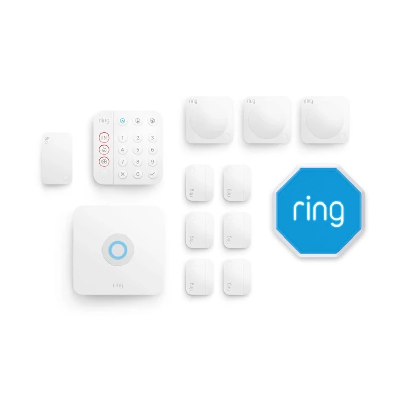 Ring Alarm Pack - XL with Alarm Outdoor Siren by Amazon | Smart home alarm security system with optional Assisted Monitoring - No long-term commitments | Works with Alexa