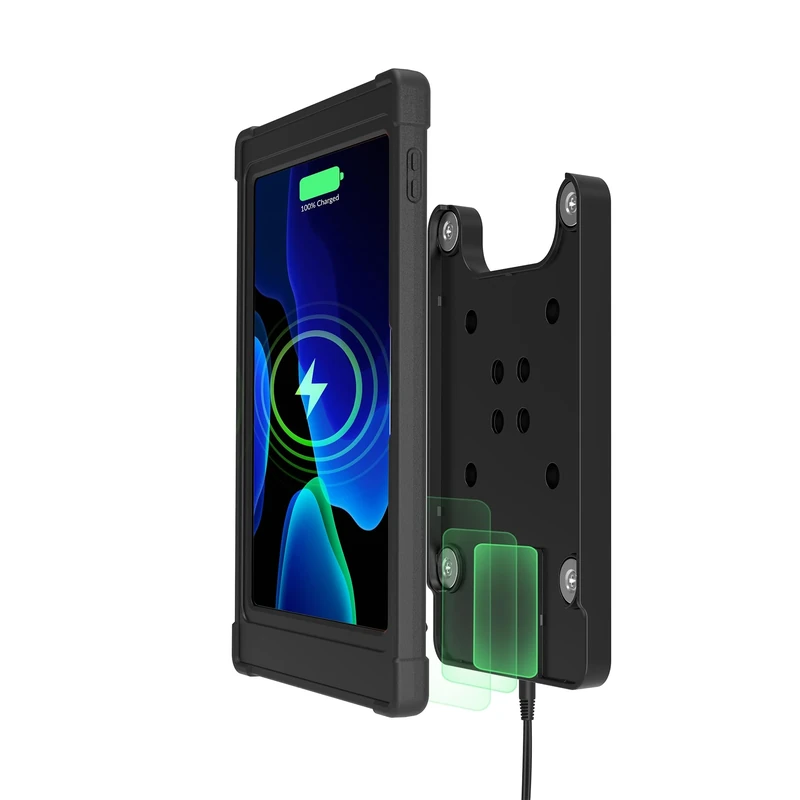 CTA Digital: Inductive Charging Case for Ipad 7th & 8th 10.2- Inch, Ipad Pro 10.5 Inch, iPad Air 3 – Black.