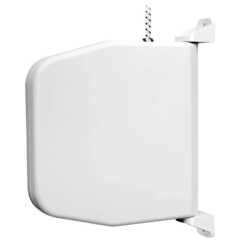 Schellenberg Roller Blind Winder, White, Modern Style, Wall Mount, 5m Cable, 5mm Diameter, 5m Capacity