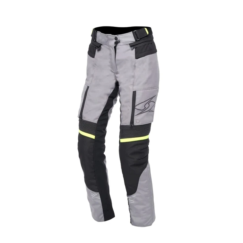 Spyke Women's Equator Dry Tecno Pants Lady X, Grey/Ant/Fluo Yellow, 14 - Image 1
