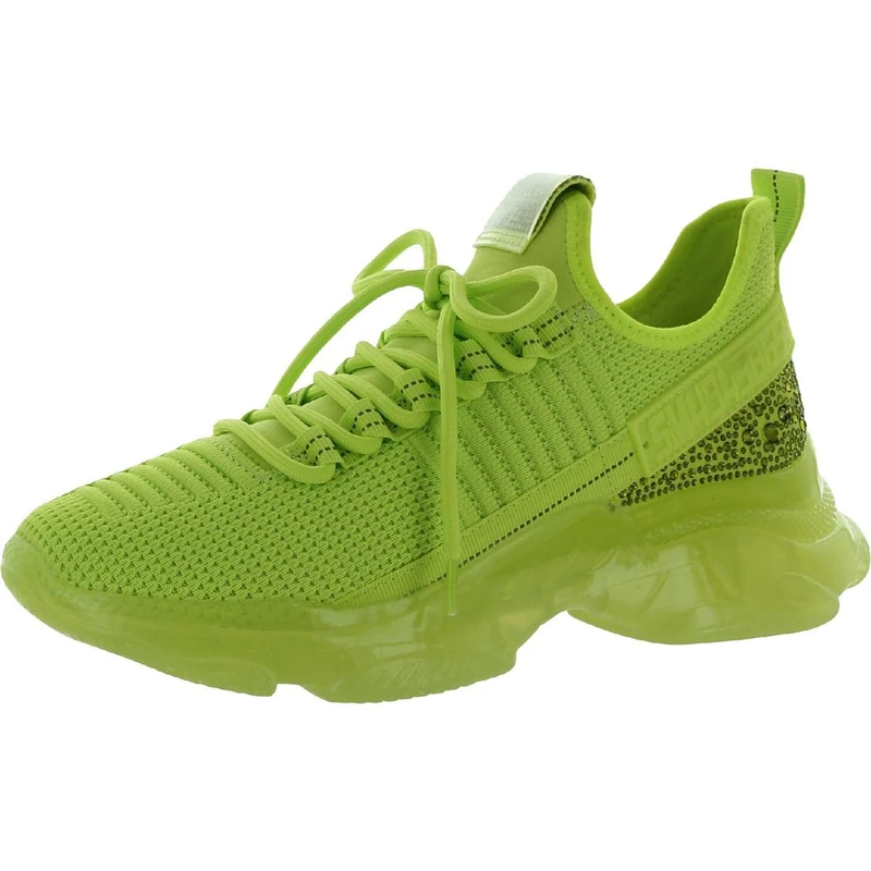 Steve Madden Women's MAXIMA Maxima Sneaker, Green, 4 UK - Image 1