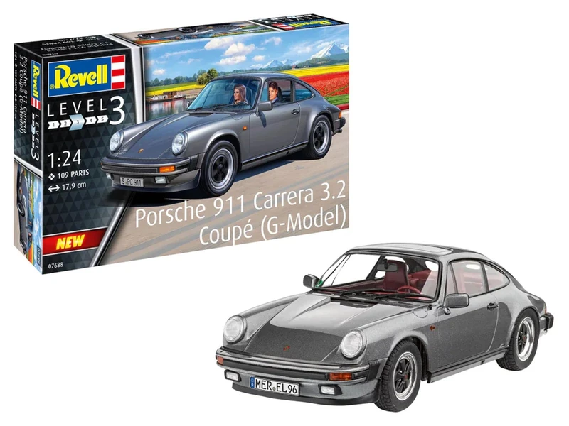 Revell 07688 Porsche 911 Carrera 3.2 Coupe 1:24 Scale Model Kit