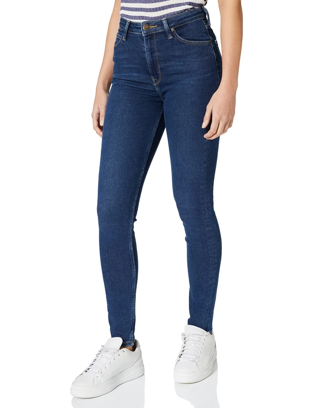 Lee Women's Ivy Jeans, Worn Willow, 26W / 33L