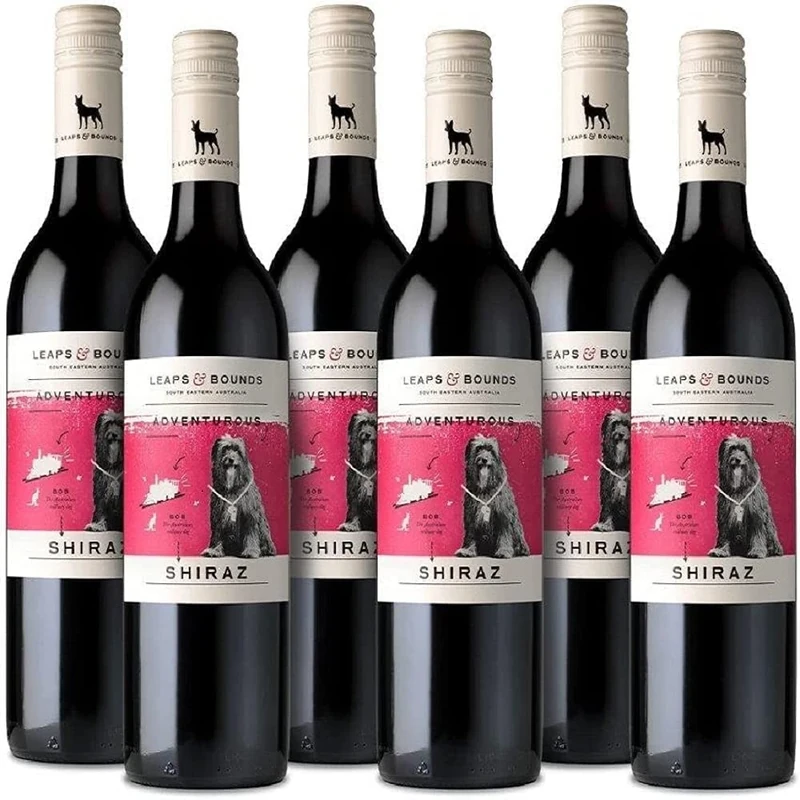 Leaps and Bounds Shiraz Red Wine, 6 x 75cl